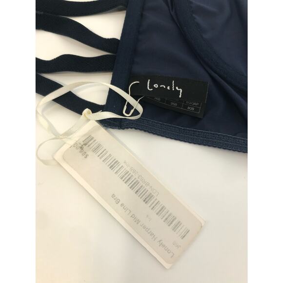Lonely Harper Mid Line Bra Size 36B Navy Blue BR83 - Picture 7 of 9